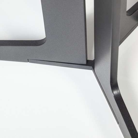 Барный стол Slot Ø65х96 см, орех, ножка черный металл