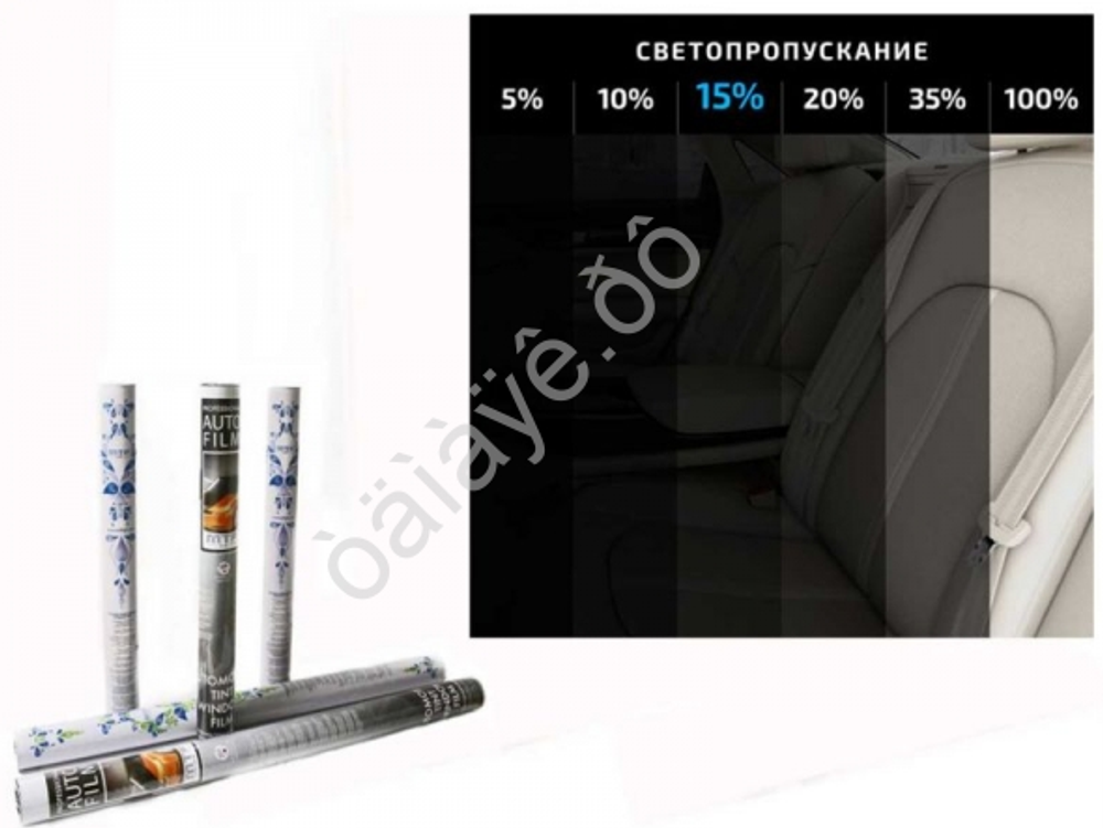 Пленка тонировка 50см*3м MTF 15% Charcoal в тубе 05420