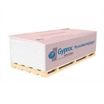Gyproc Мультикомфорт акустический 2500х1200х12,5мм