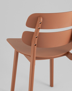 Стул Tony пластик коричневый NP