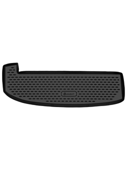 Коврик в багажник для GEELY Okavango 2020-, Внедорожник 5 дв., короткий (3-й ряд разложен) 1шт. (полиуретан) ELEMENTA70258K13