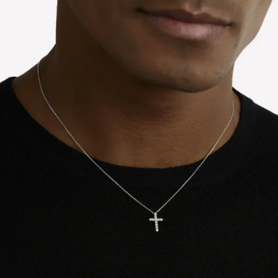 Крест Graff с круглыми бриллиантами