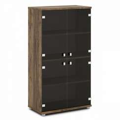 Шкаф со стеклом средний 820х440х1490 V-668