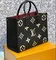 Сумка Louis Vuitton Onthego черный/бежевый