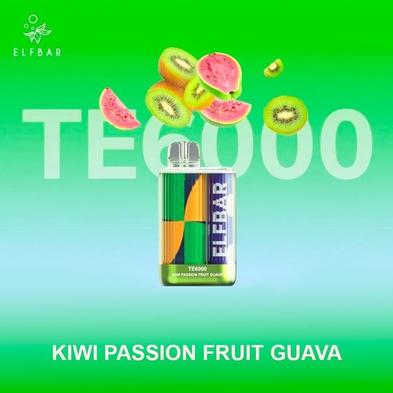 Elf Bar ТЕ6000 - Kiwi Passionfruit Guava (5% nic)