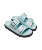 Шлепанцы кожаные st barths Birkenstock - голубой(1026418)
