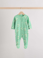 Комбинезон / Cлип для малышей Next E18-345, 4 шт., Светло-зеленый, Белый, Желтый, Голубой