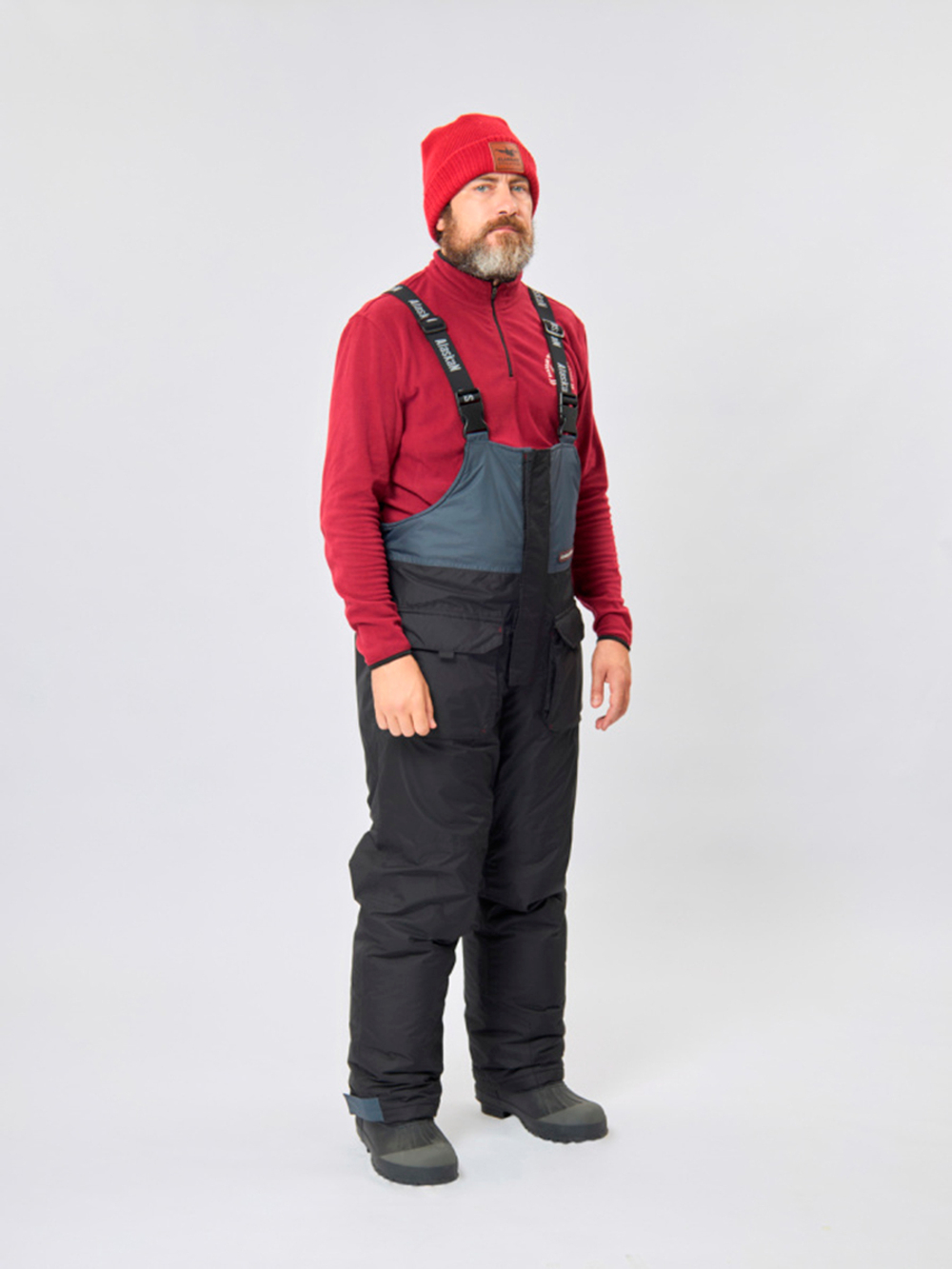 Костюм зимний Alaskan Larsen L серый/черный