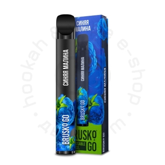 Одноразовая ЭС Brusko Go, до 800 затяжек, Синяя малина, №20