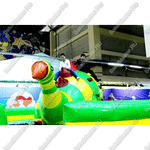 Коммерческий надувной батут "Динозавр-качеля" 5*5*2.5 м