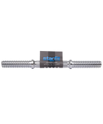 Гриф гантельный BB-107 d=25 мм, металлический, хромированный, 35 см