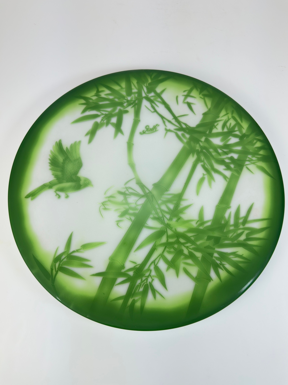 Декоративная тарелка в стиле Галле