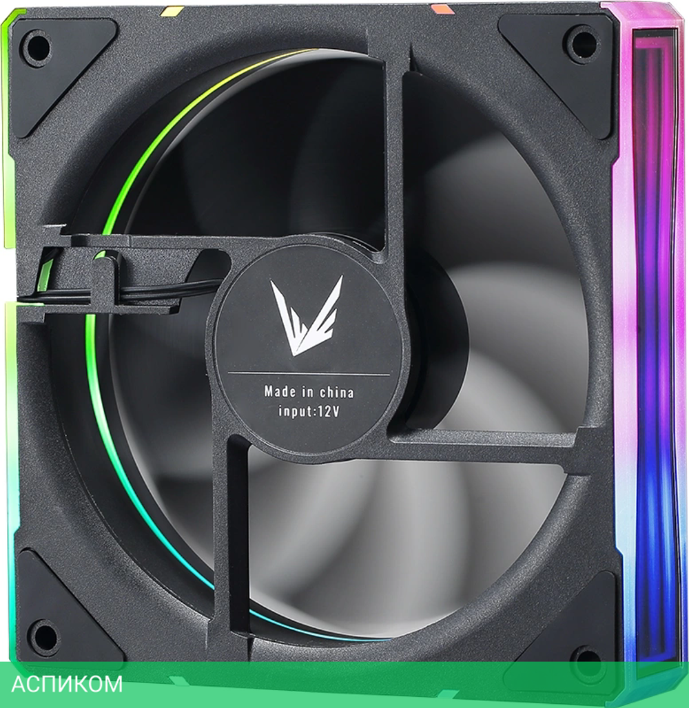 Вентилятор для корпуса Formula V Line Floe 12BK ARPW ARGB черный