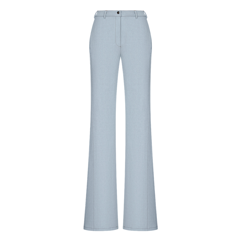 Джинсы клеш из денима