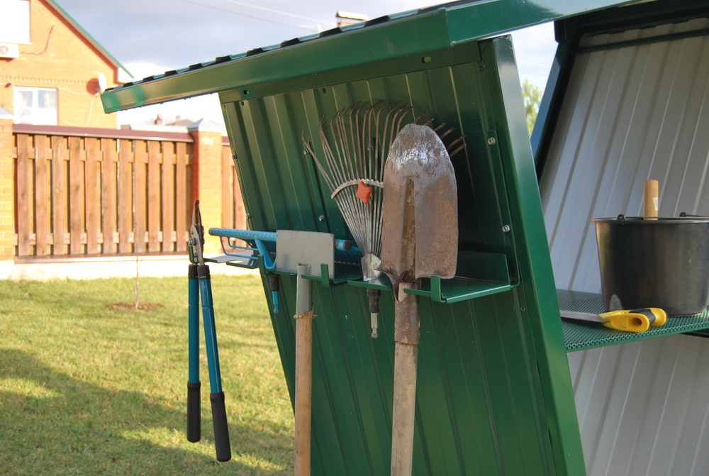 Садовый органайзер - дровница GreenStorage коричневый