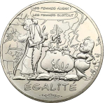 France 10 Euro 2015 – Astérix and the Values of the Republic: Égalité Potion Femme. Silver Coin from the "Astérix and the Values of the Republic" Series