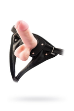 Страпон на креплении RealStick Strap-On Hunter телесный 14,5 см