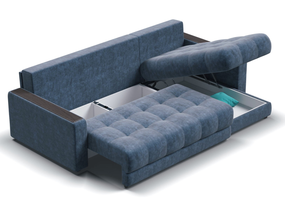 Угловой диван Босс Классик Велюр Роял топаз