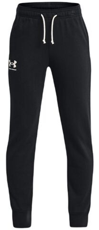 Штаны для мальчика теннисные Under Armour Boys' UA Rival Terry Joggers - черный