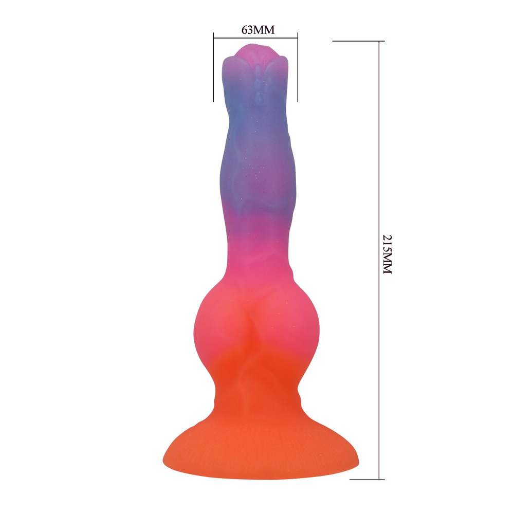 Фаллоимитатор Baile Hercules силиконовый, фантазийный дизайн