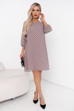 Платье Кэйти (пудровый)-46р-р Р11-1176/2 Nikol