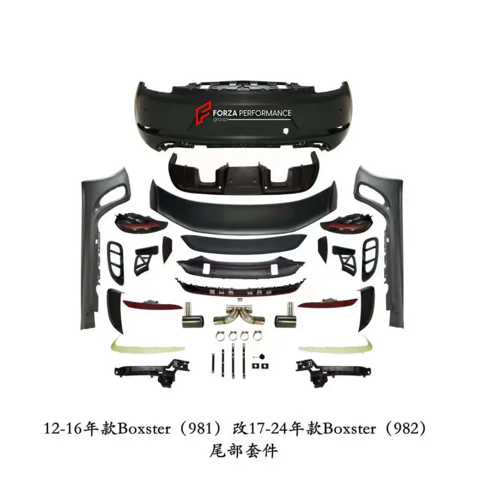 Обвес переделка в 982 2017-2024 для Porsche 718 981 Cayman/Boxster 2012-2016 Порше
