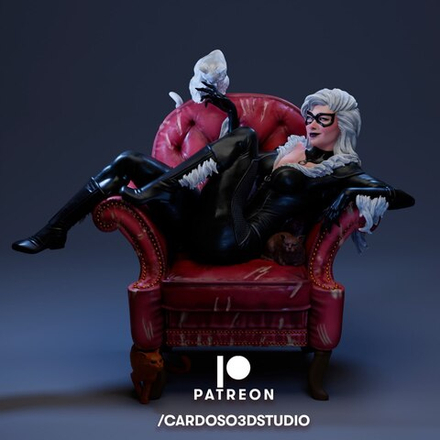 Фигурка Чёрная кошка Фелиция Харди Black Cat Felicia Hardy