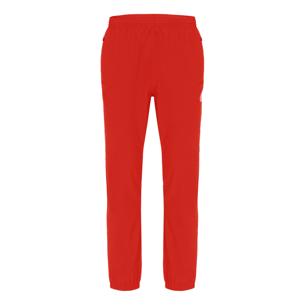 Мужские теннисные штаны BIDI BADU Flinn ÖTV Tech Training Pants Men - Red