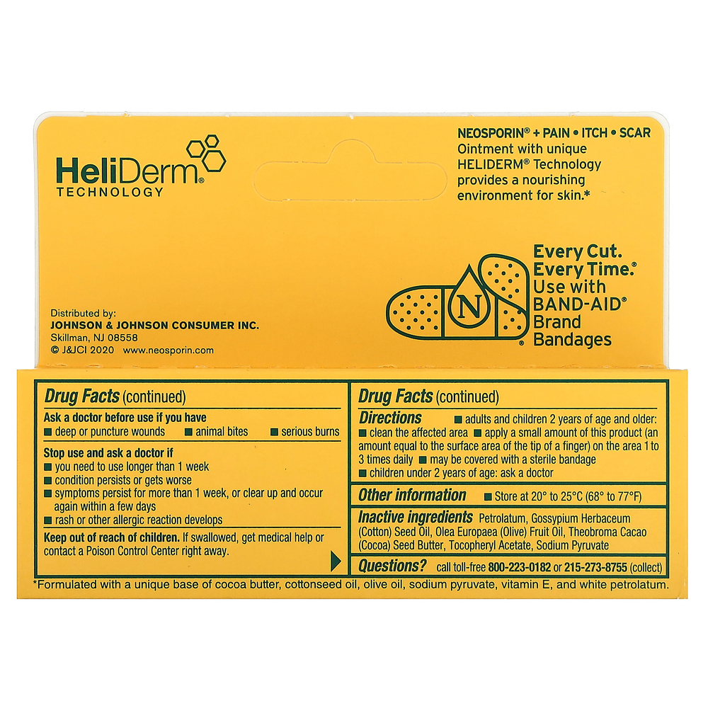 Neosporin, мазь от боли, зуда и шрамов, 14,2 г (0,5 унции)