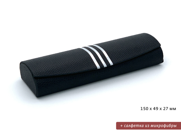 Футляр для очков с салфеткой 903/1 черный