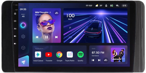 Магнитола для Volkswagen Polo 6, Skoda Rapid 2 2020+ - Teyes CC3 Android 10, Быстрая, CarPlay, SIM-слот