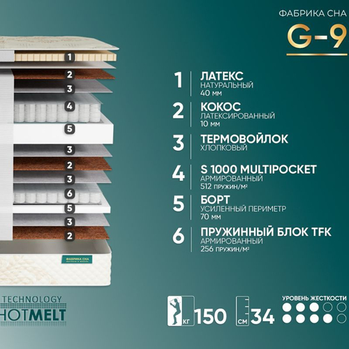 Матрас Фабрика сна G-9
