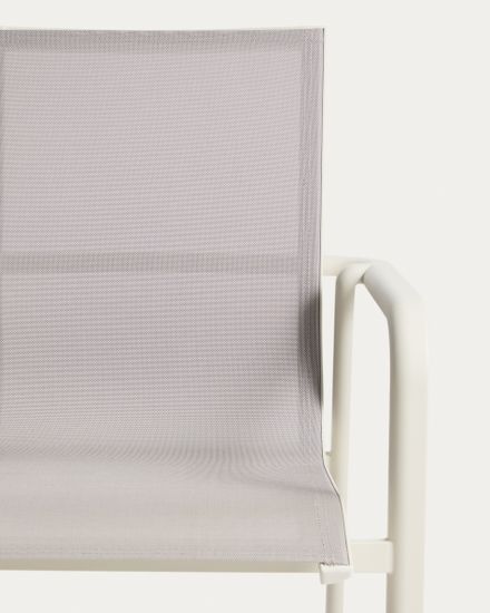 Уличный стул Canea из алюминия цвета экрю