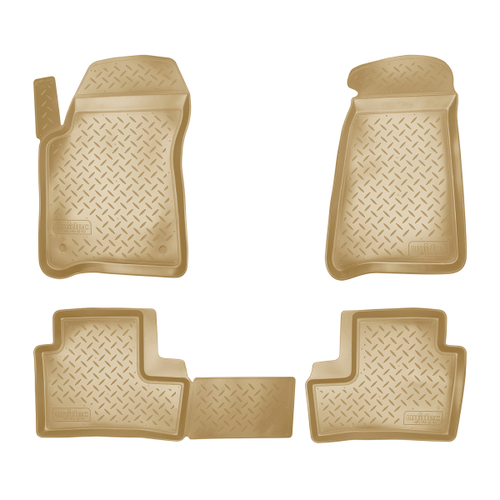 Ковры в салон Norplast/Unidec для VAZ 2123-Chevrolet-Niva (2002-2009)Полиуретан,Бежевый, арт.NPL-Po-12-50-B