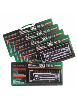 ( 5 K-T ) Набор инструментов 24пр. 1/2''(6гр.)(8-32мм) RockForce RF-4245B-5MPB ( 5 K-T )