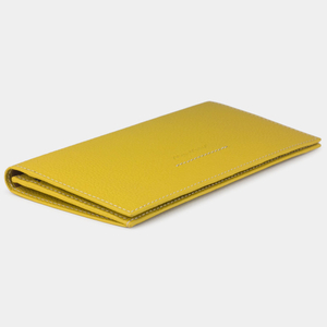 Кошелек Eclair из кожи теленка, желтого цвета