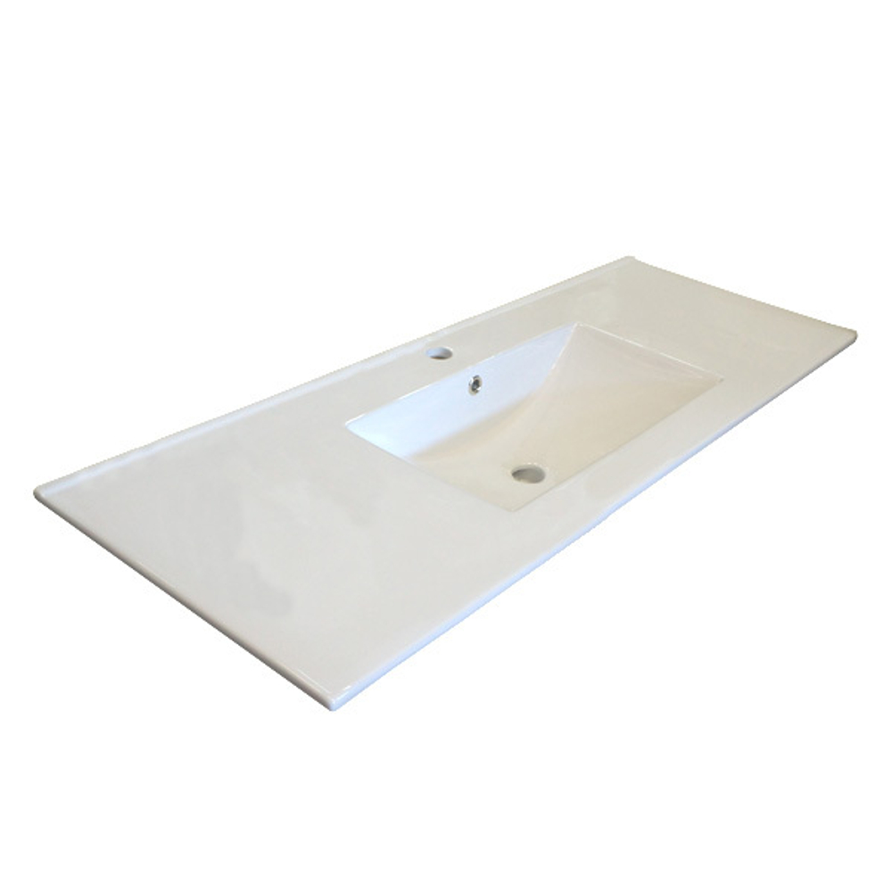 Comforty. Тумба-умывальник Турин-120 дуб бежевый с раковиной Comforty 9120E