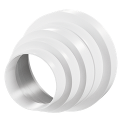 Редуктор Zernberg 80-100-120-125-150мм универсальный  пластик 21871