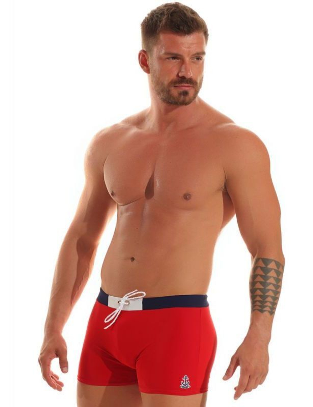 Мужские пляжные боксеры (Размер: XXL) (Цвет: голубой)