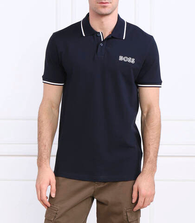 поло pelogox BOSS ORANGE - темно-синий(50483700)