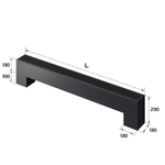 Конвектор напольный Royal Thermo STEP-130/130/800-2-N-BL-LG-BL