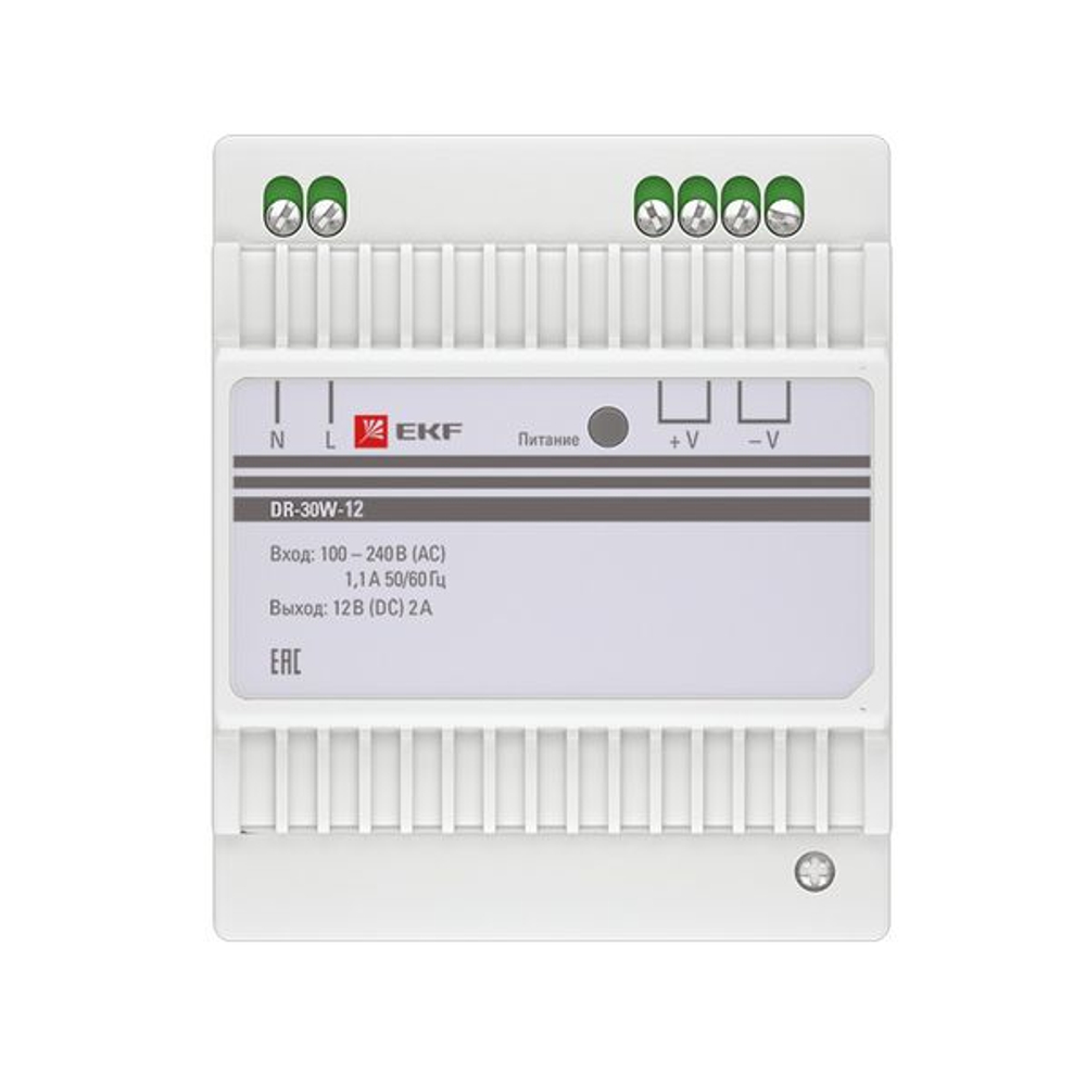 Блок питания 12В DR-30W-12 EKF PROxima