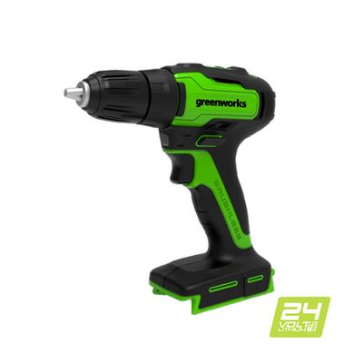 Аккумуляторная дрель-шуруповерт GREENWORKS GD24DD60 бесщеточная без АКБ и ЗУ 3704107