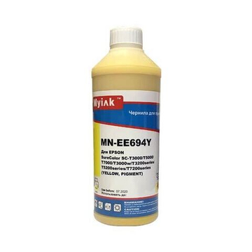 Чернила для EPSON (T6944) SC-T3000/T5000/T7000/T3200/T5200/T7200 (1л, yellow, Pigment) EE694Y MyInk