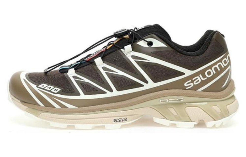 Salomon X-6 Advanced Mars wear-resistant low-cut mountaineering outdoor shoes for men and women the same style wren brown