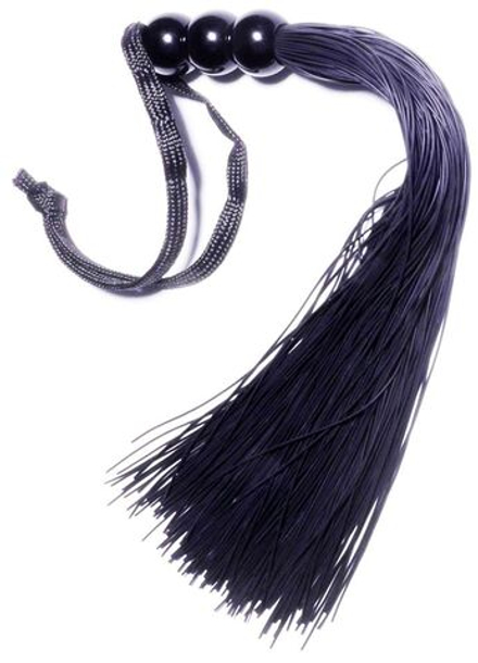 Черная силиконовая плетка - 25,4 см.