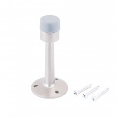 Ограничитель  дверной Стандарт прямой столбик 3055 SN мат.никель европакет /11104