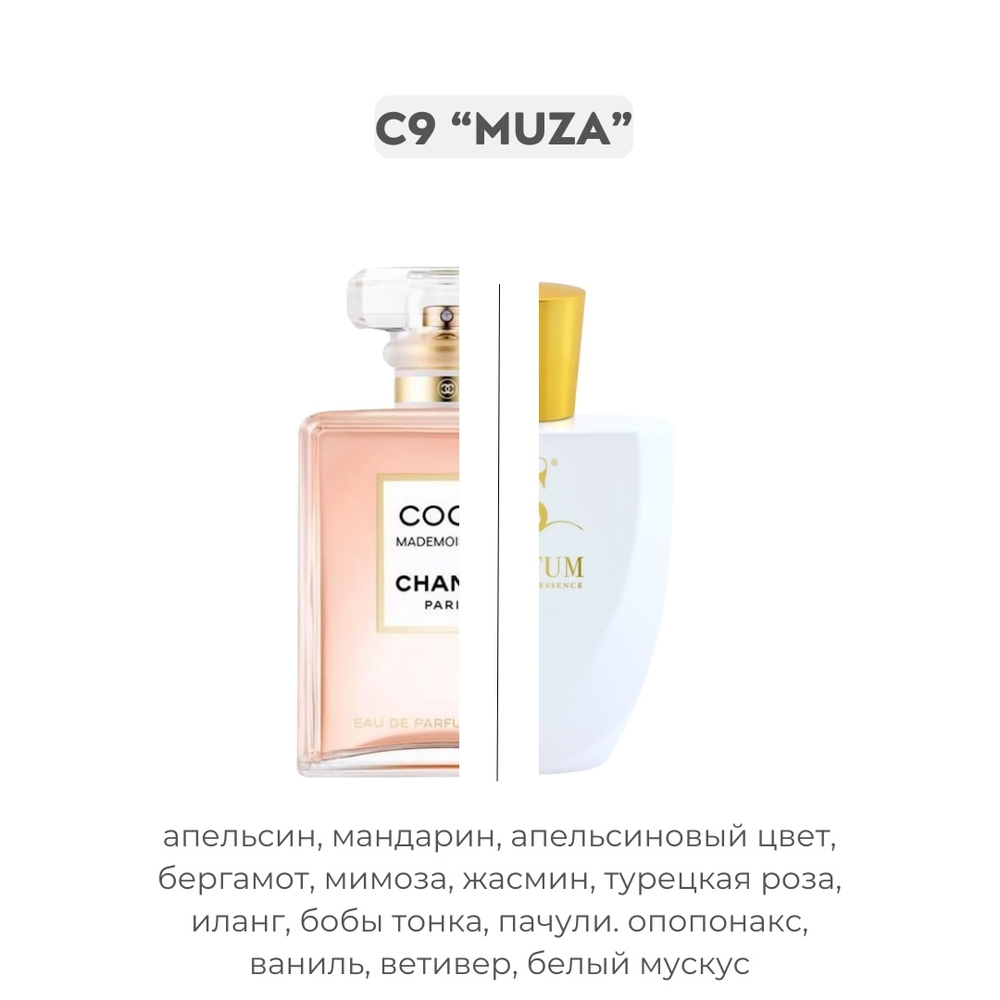 C9 MUZA по мотивам Coco Mademoiselle - Chanel, парфюмерная вода