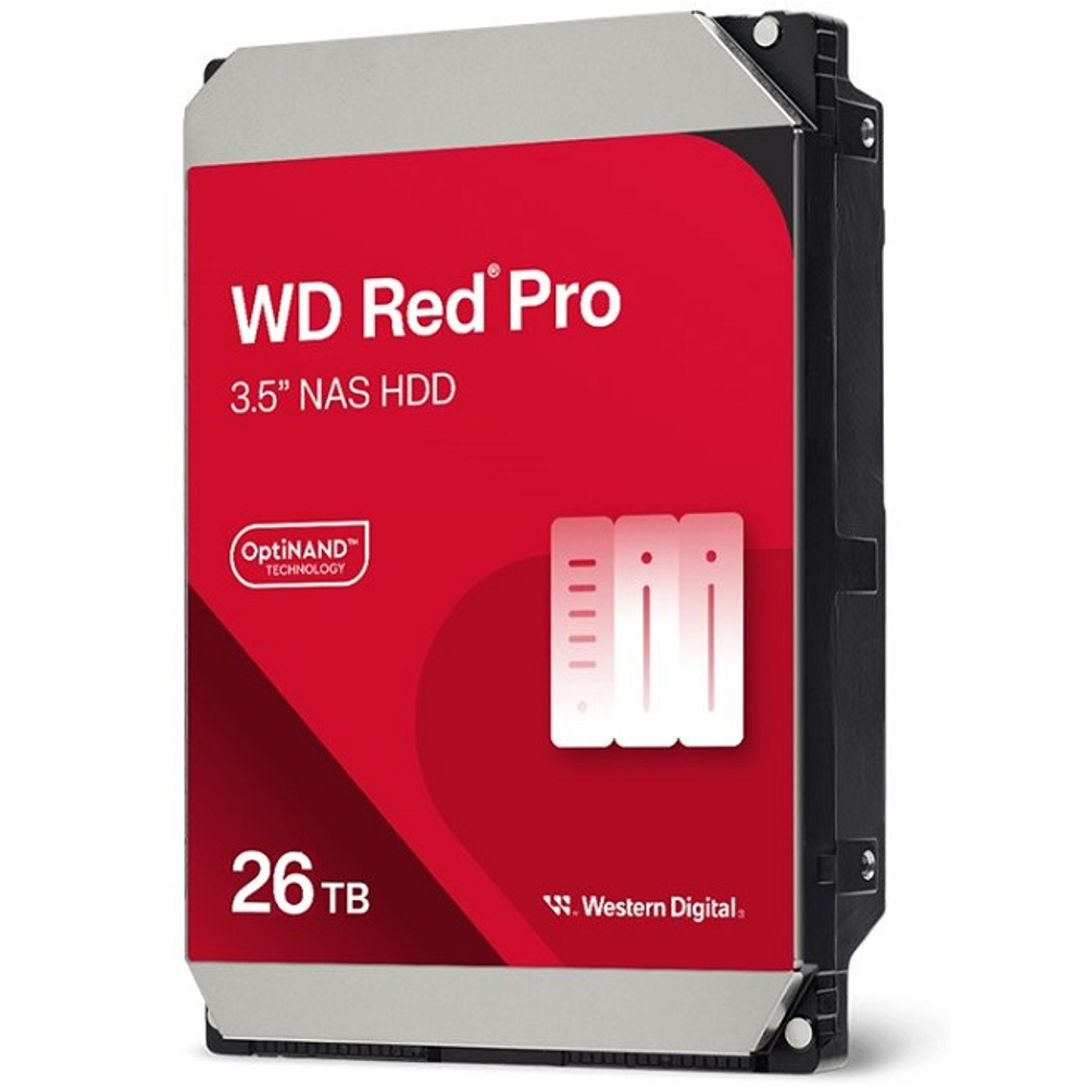 Жесткий диск HDD 26Tb Western Digital SATA-III, 512Mb, 7200rpm, RED PRO (WD260KFGX)