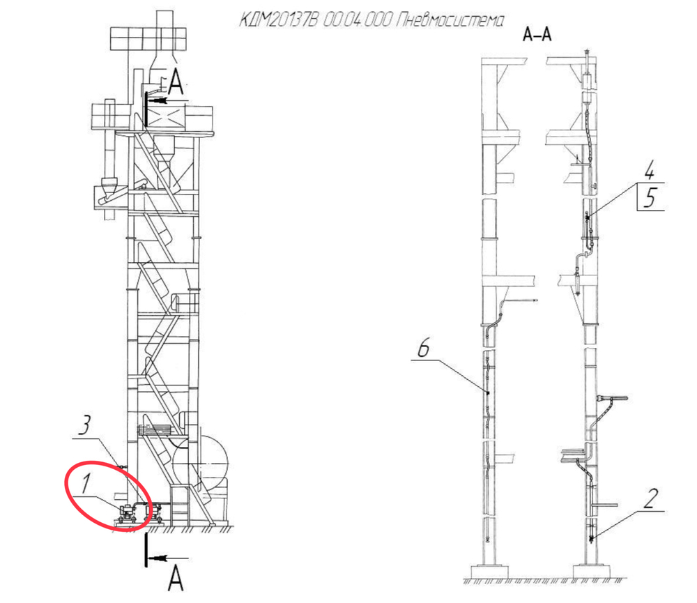 Д508-2А 08.00.000 Установка компрессорная